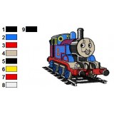 Thomas The Train Gordon Embroidery Design 02